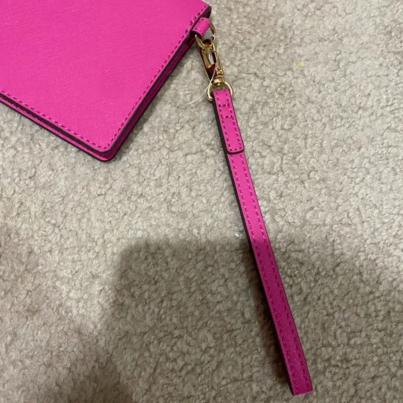 Tory Burch Pink Fuchsia Wallet Wristlet nwt - Picture 5 of 9
